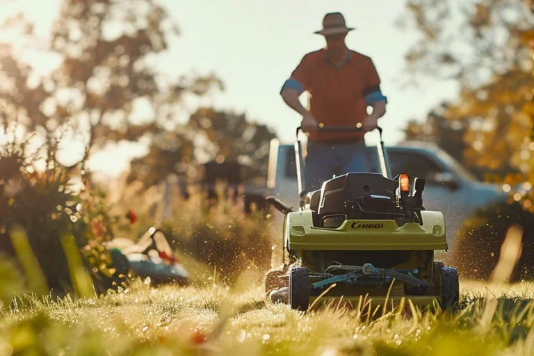 cordless select cut lawn mower with self propelled touch drive technology 14 1