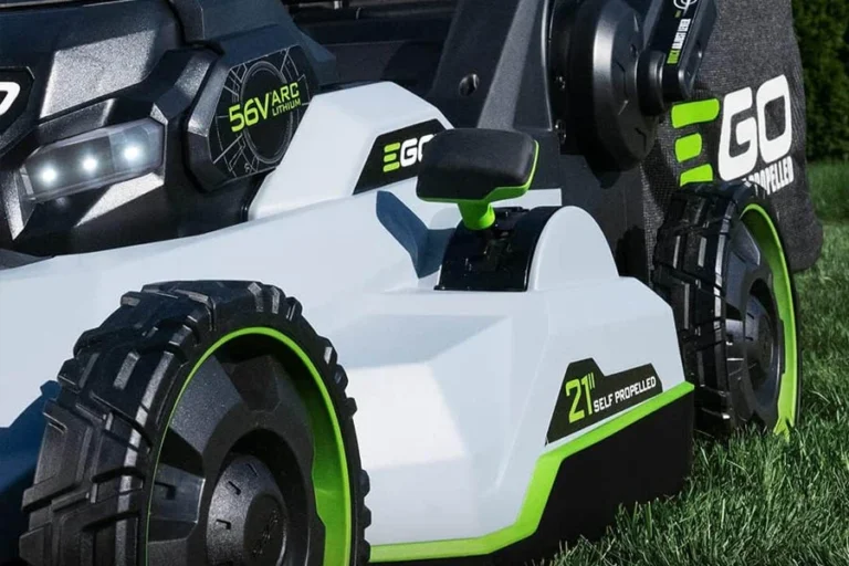 cordless select cut lawn mower with self propelled touch drive technology 33 1