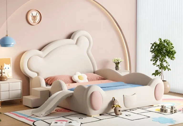 modern princess twin and queen wood bed frame 1 2