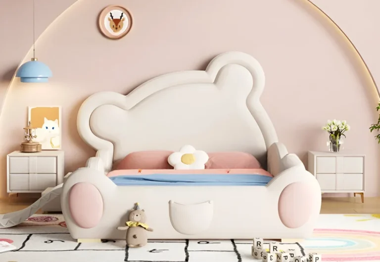 modern princess twin and queen wood bed frame 2 1