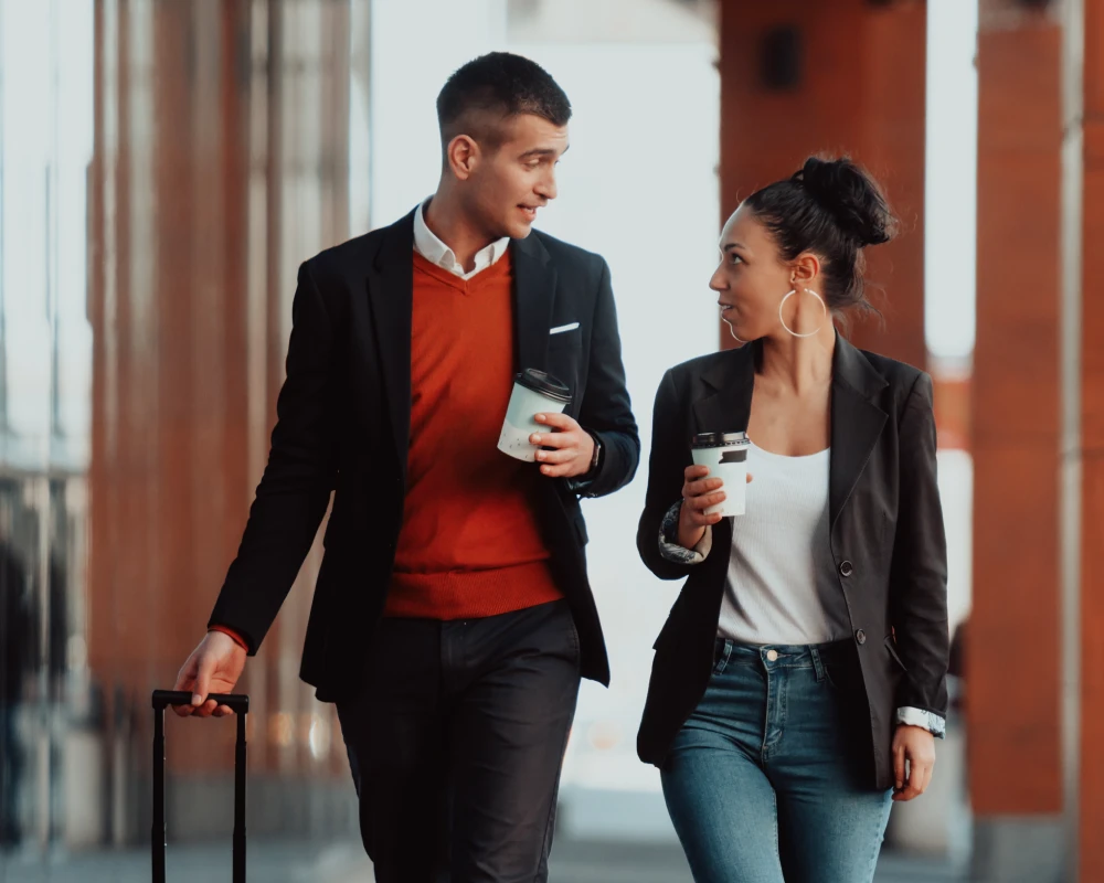 leather rolling carry on